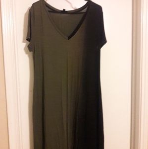 T-SHIRT short sleeve maxi dress